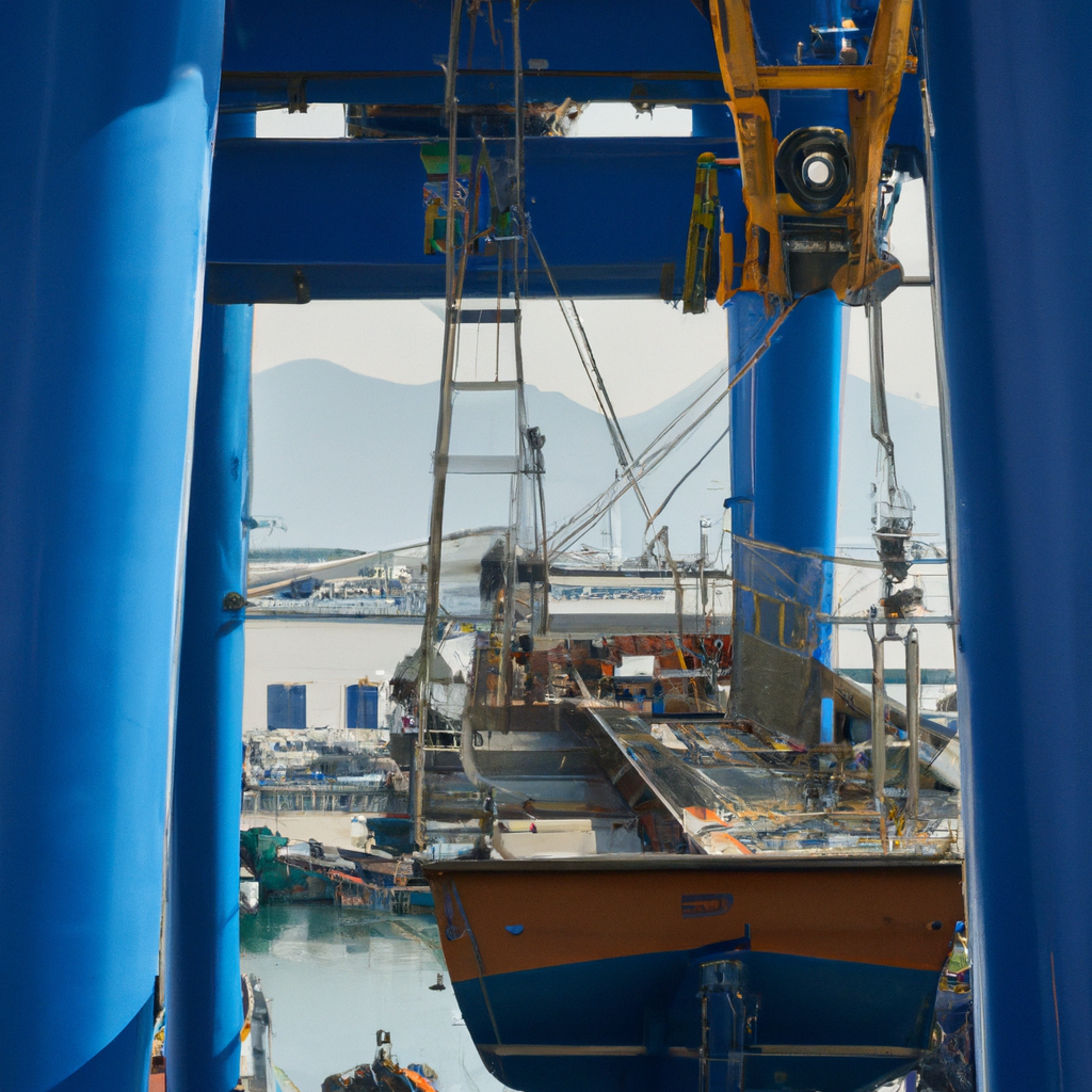 Tecnici MareFix all’opera in banchina a Genova con strumenti certificati